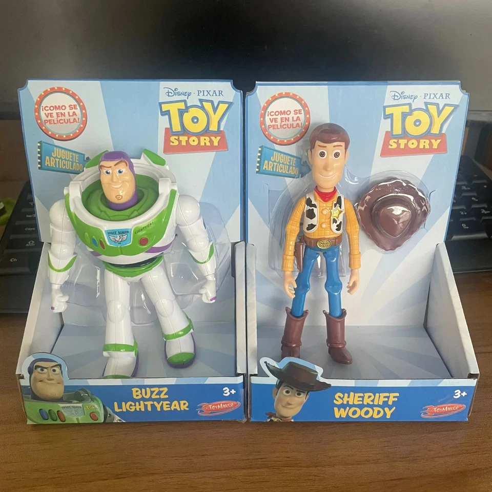 TOY STORY PERSONAGGI Buzz Lightyear, Woody, Slinky Dog.....Anime Figure - Immagine 1 di 4