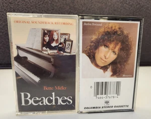 Barbra Streisand Bette Midler Cassette Tape Lot Of 2 - Picture 1 of 6