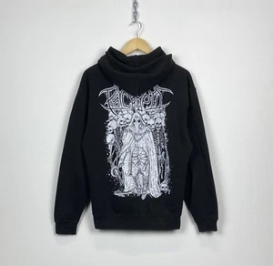 Vintage 00s Psycroptic Full Zip Hoodie Size M Death Metal Band Black Top Y2K - Picture 1 of 9