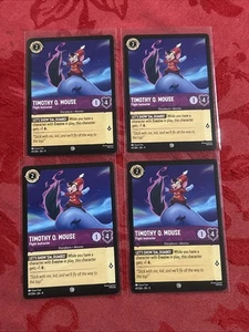 4x Lorcana Fabled - Timothy Q. Mouse - Flight Instructor - 47/204 x4 - Picture 1 of 7