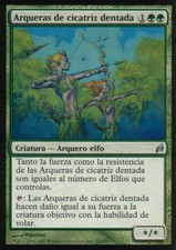 Arqueras de Cicatriz dentada/Jagged-Scar Archers | EX | Lorwyn | ESP | Magic