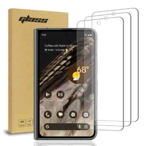 For Google Pixel Fold Front Screen only 2.5D Glass Screen Protector (3 Per Pack) - Picture 1 of 6