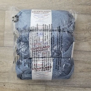 Lion Brand Heartland Thick & Quick Yarn 3 Pack Blue Belle Isle - Picture 1 of 4