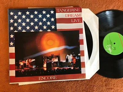 Tangerine Dream Live Encore 2 Lp gatefold virgin 1977 VD 2506 double vinyl elect - Image 1 of 4