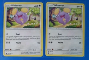3x Whismur 116/168 Pokemon card SM Celestial Storm common NM - Picture 1 of 2