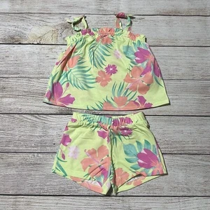Children’s Place Toddler Girl Shorts Set Size 2T. NWT! Tropical Tank Top/Shorts - Picture 1 of 8