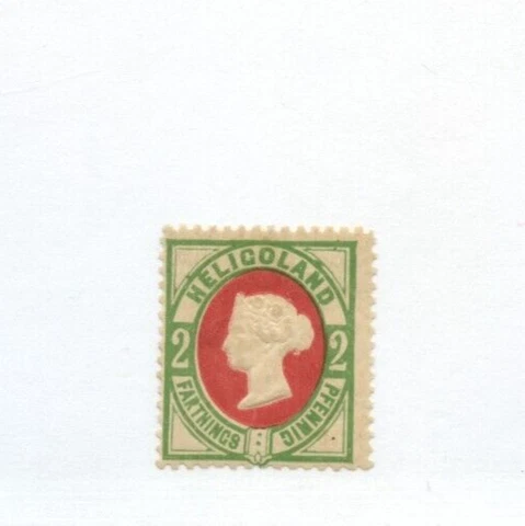 #15 HELIGOLAND 2 f,  Mint hinged Cat $17 stamp Cover