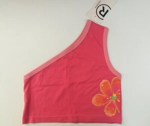 NEW La REDOUTE 81 18month GIRL: Pink Tank Top Flower Baby Clothing Summer 18 Months - Picture 1 of 3