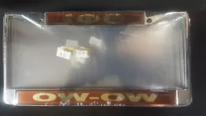IOTA PHI THETA Fraternity Plastic License Plate Frame Black Divine 9 Frame OW-OW - Picture 1 of 1