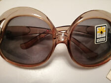 70er vintage Sonnenbrille Dame Brille gross boho hippie style sunglasses