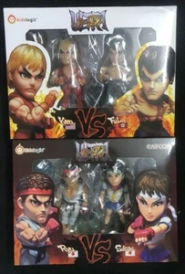 Kids Logic Ken Fei Long Ryu Sakura Ultra Street Fighter IV 4" Action Figure set - Picture 1 of 10