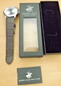 beverly hills polo club Braun Leder Uhr - Bild 1 von 2