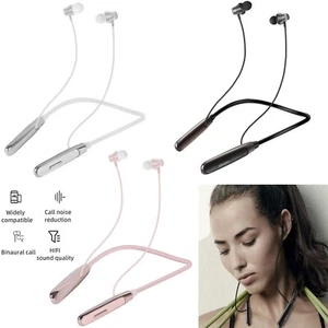 Auriculares Deportivos Inalámbricos Bluetooth Deportivos Banda para el Cuello Auriculares Estéreo con Micrófono - Imagen 1 de 23