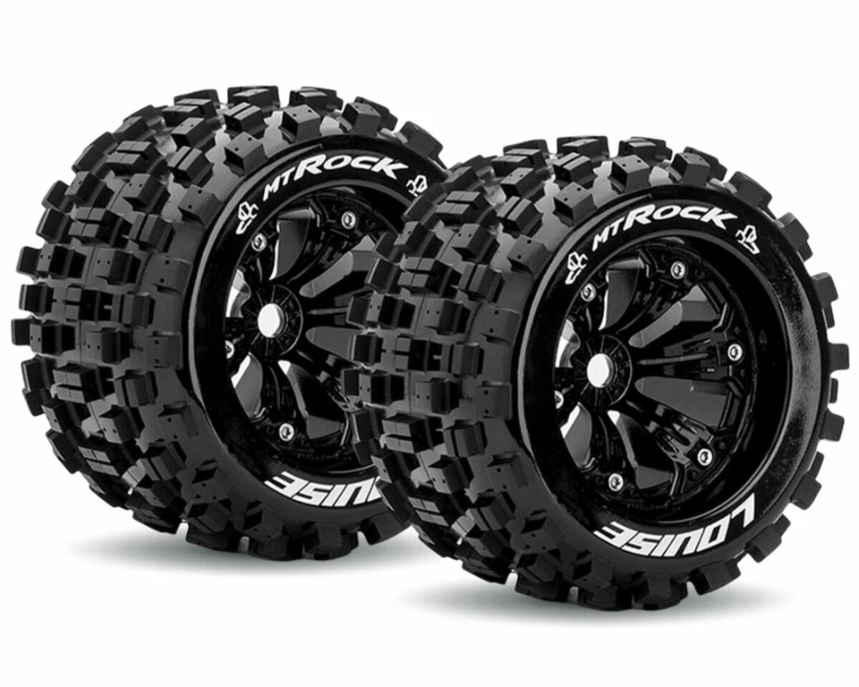LOUISE 3.8 ROCK Reifen auf Felge Monster Truck LOUT3277B E-Revo VXL 2.0, E-Revo  - Bild 1 von 1
