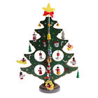  Wooden Christmas Tree Child Office Desk Decorations Unfinished