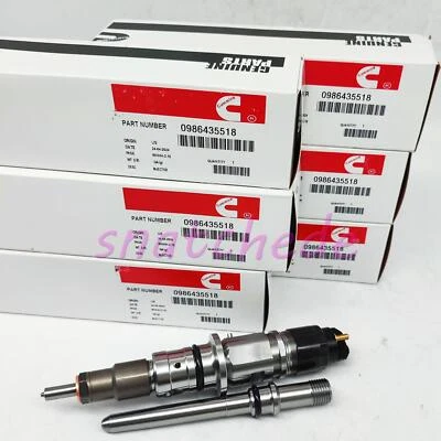6X Inyector de combustible Cummins 098645518 para Dodge Ram 2500 3500 2007-2012 6,7 L diésel Foto 1 de 4