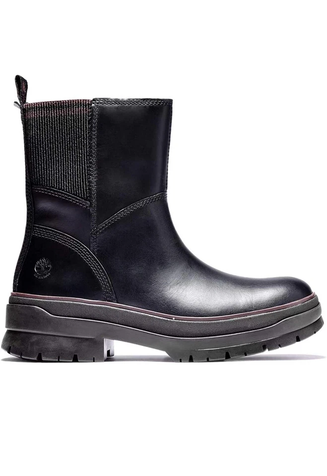 Timberland Malynn Waterproof Side-Zip Boots Black TB0A2D78-015 Women's Size 8.5