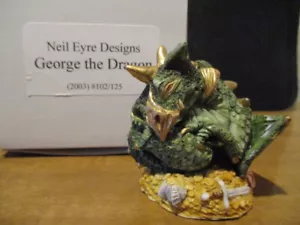 Artista de Harmony Kingdom Neil Eyre George the Dragon - Imagen 1 de 6