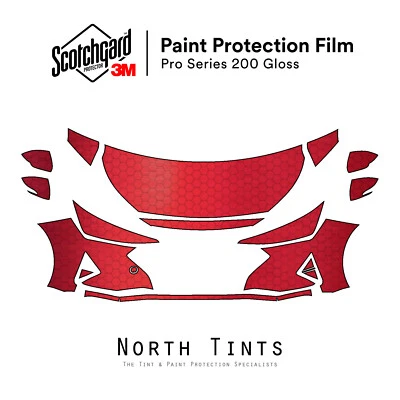 Sujetador transparente protección pintura precortada 3M PRO PPF para Hyundai Elantra 2019-2020 Kit Foto 1 de 4