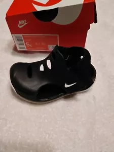 Sandali Nike Sunray Protect 3 (TD) neri con bianchi taglia 5c nuovi con scatola - Foto 1 di 5