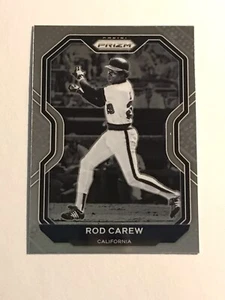 2021 Panini Prizm-ROD CAREW-Black and White Negative SP ANGELS - Picture 1 of 4