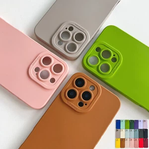 Funda protectora de goma de silicona líquida suave a prueba de golpes para teléfono iPhone 16 Plus 16 - Imagen 1 de 34