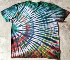 Plus Size 2XL - Adult Tie Dye T-Shirt - L9122 - Picture 1 of 2