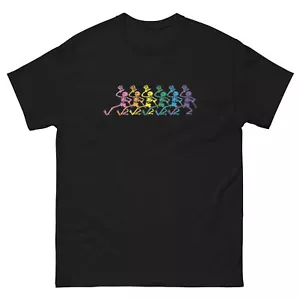 Camiseta clásica unisex Grateful Dead Dancing Skeletons Gildan 5000 S-2XL - Imagen 1 de 8