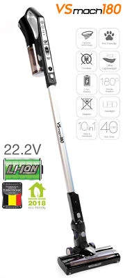 B-Ware 22.2V Akku Staubsauger LI-ION + Zubehör Handstaubsauger Stiel Akku Sauger - Bild 1 von 4