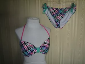 womens juniors california waves two piece bikini L - Picture 1 of 5