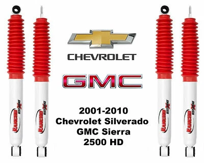Juego de amortiguadores delanteros y traseros RANCHO RS5000X para Chevy Silverado GMC Sierra 2500 HD 4x4 Foto 1 de 4