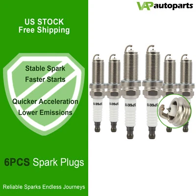 6x Iridium & Platinum Spark Plugs For 2008-2016 Toyota Highlander 3.5L V6 - Image 1 of 4