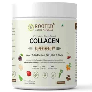 Rooted Actives Plant Based Collagen Supplement, 250G - Picture 1 of 7
