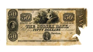 Obsolete Currency Newton NJ - Picture 1 of 1
