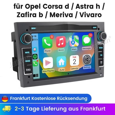 2+32G Für Opel Astra H Corsa C D Vectra C Zafira Carplay Autoradio GPS Navi DAB+ - Bild 1 von 4