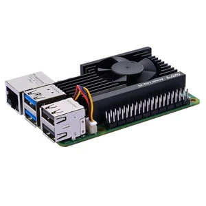 Aktiver Kühler Aluminium für Raspberry Pi 5 PWM Lüfter Kühlkörper Gehäuse - Bild 1 von 12