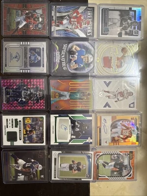 Lote de 15 tarjetas de fútbol americano NFL Foto 1 de 4