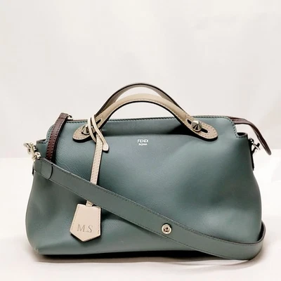 NO TARIFF Fendi Hand Bag  Green Leather 2872779 - Image 1 of 4