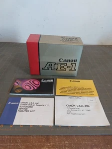 Canon - AE-1 fotocamera solo scatola originale senza fotocamera - Foto 1 di 9