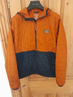 Mens Ll Bean Katahdin Primaloft Hoody Half Zip Sim To Patagonia rab norrona med - Image 1 of 4
