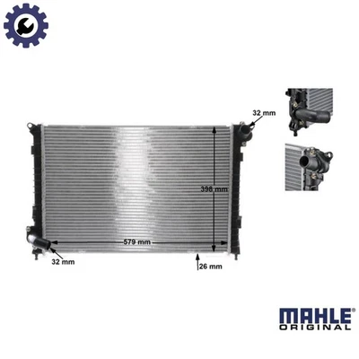 RADIATOR ENGINE COOLING CR 985 000S FOR MINI W10 B14 A 1.4L W10 B16 A 1.6L 4cyl - Image 1 of 4