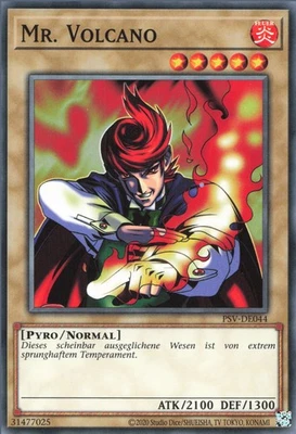 YuGiOh Mr. Volcano PSV-25TH-DE044 Common Deutsch NM unl. - Bild 1 von 2