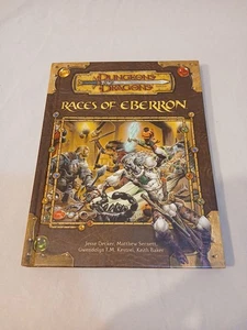 Dungeons & Dragons Races of Eberron con folleto City of Towers muy buen estado - Imagen 1 de 11