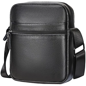 Borsa a tracolla da uomo, piccola messenger in vera pelle per wor... - Foto 1 di 9