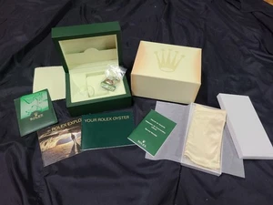 Rolex caja reloj caja folleto 114270 Explorer I caja vacía usado Japón - Imagen 1 de 9