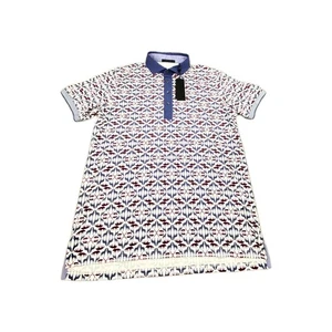 Camisa Polo Greyson Wolf Labyrinth Hombres Grande Púrpura Golf Bonita Bay Club Cuello - Imagen 1 de 11