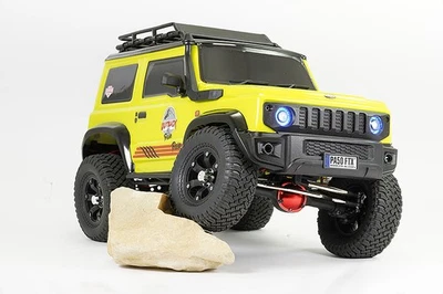 Camión Jeep Crawler FTX 1:10 peso interior Jimny 4x4 RTR radiocontrol Trail Rock - amarillo - Imagen 1 de 4