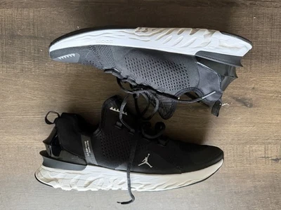 Nike Air Jordan React Havoc AR8815-001 preto branco masculino tamanho 9 - Imagem 1 de 4