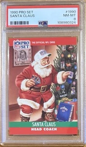 1990 PRO SET SANTA CLAUS #1990 PSA 8 - Picture 1 of 2