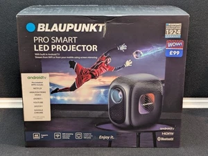 Blaupunkt Pro Smart LED Beamer - Full HD, Android TV, WLAN, Bluetooth - Bild 1 von 2